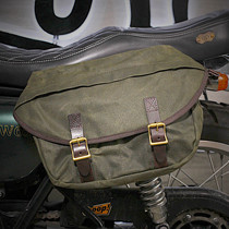 Fulu garage retro motorcycle side bag Universal waterproof side bag Motorcycle canvas hanging bag Knight saddle bag