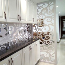 Hollow carved board dry and wet separation High-density entrance partition Aisle ceiling screen partition Living room hollow partition