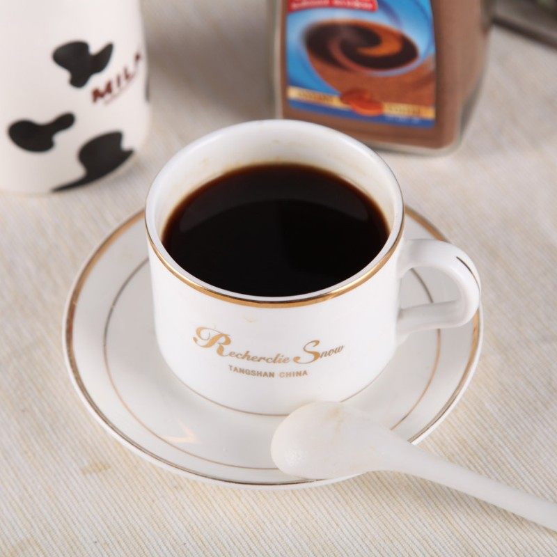 包邮 雀巢咖啡v型速溶纯咖啡醇品无糖黑咖啡粉500g克/袋 送量勺