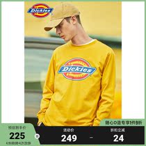(Mall same section) DickiesLogo printed long sleeves T-shirt mens all-cotton spring summer new product 6911