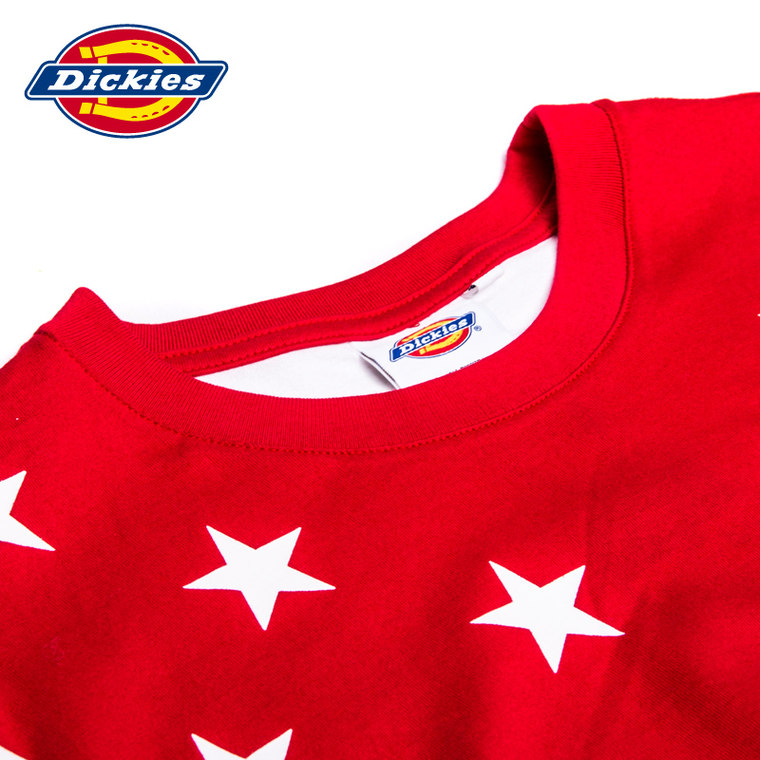 Dickies2015秋季男士撞色拼接星条旗短袖T恤153M30WD51