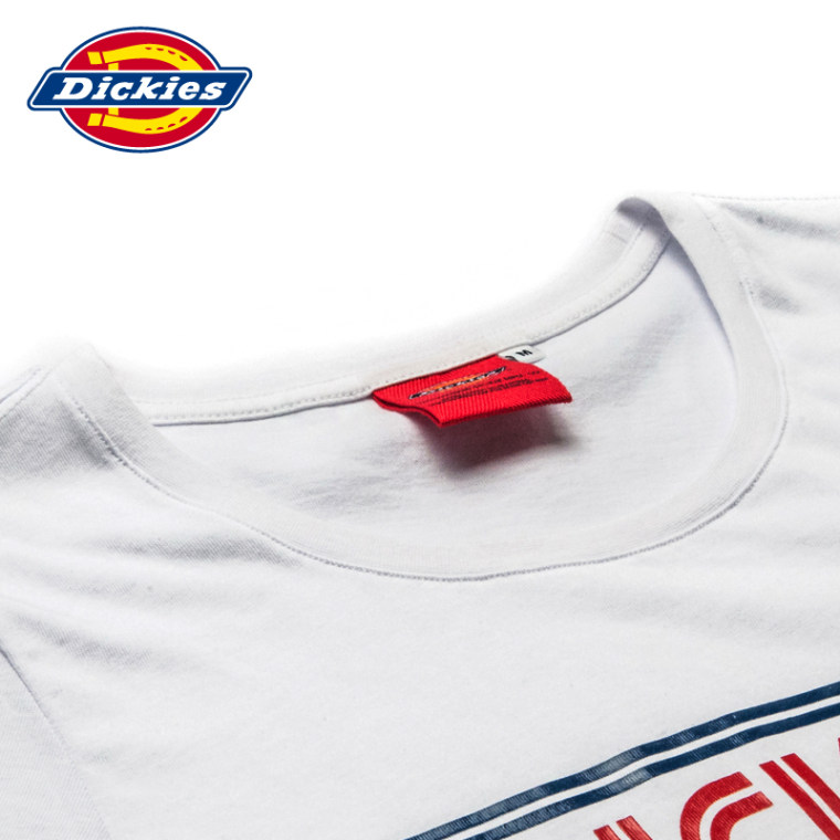 Dickies2015新款女式字母印花TEE 短袖T恤全棉女装夏152W30EC07