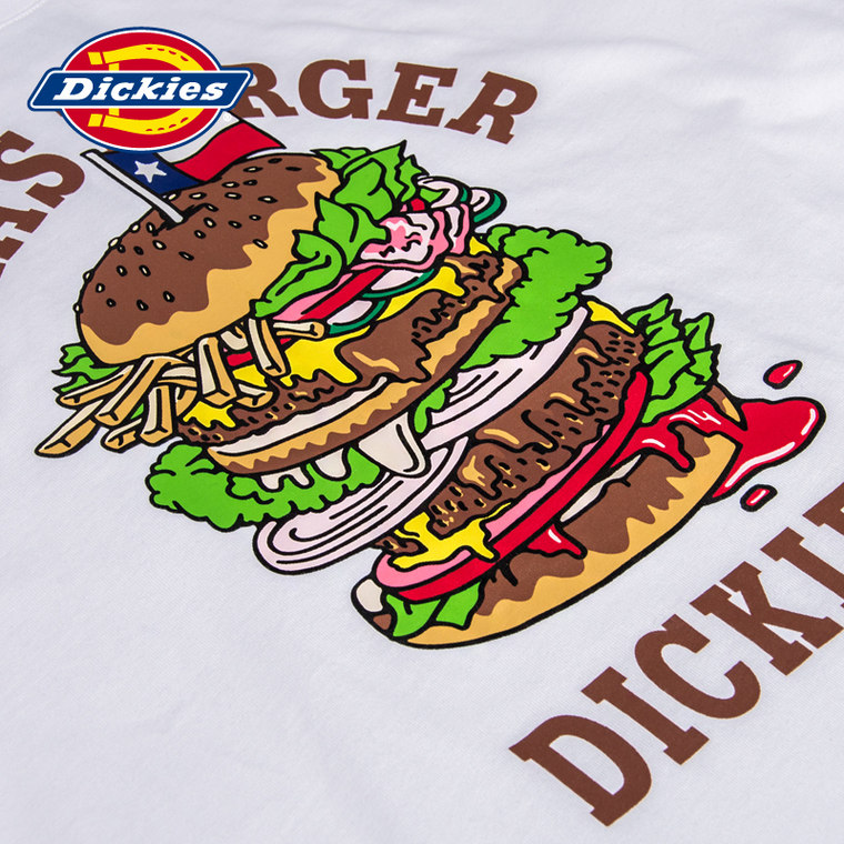 Dickies15冬季新款男士中国店舗100家店庆纪念T恤153M30WD73