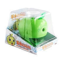 Deli pencil sharpener 0659 Students with hand pencil sharpener Primary school students children turn pencil sharpener Apple shape