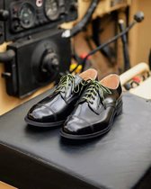 Spot SANDERS UK Maternity Retro Military Line Derby Shoes Low for Calf Leather Three Joints Leather 1128B