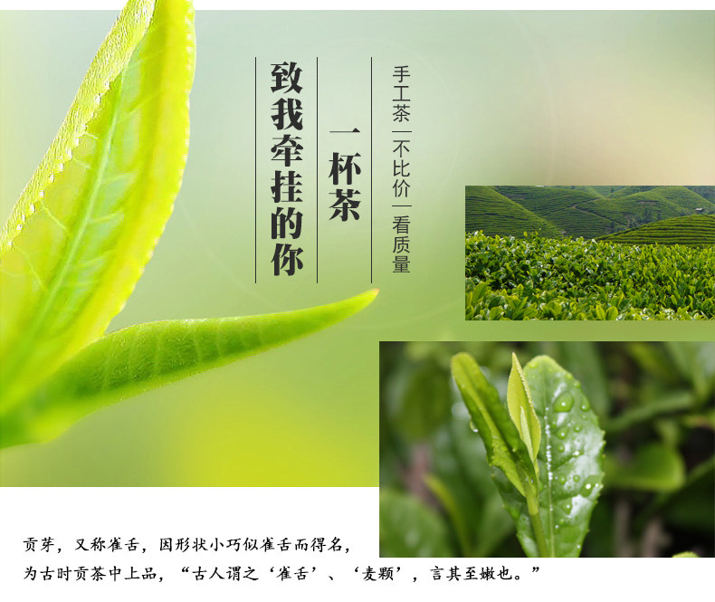 【购物】川忠路绿茶贡芽2018新茶恩施富硒茶产区明前春茶雀舌玉露茶叶
