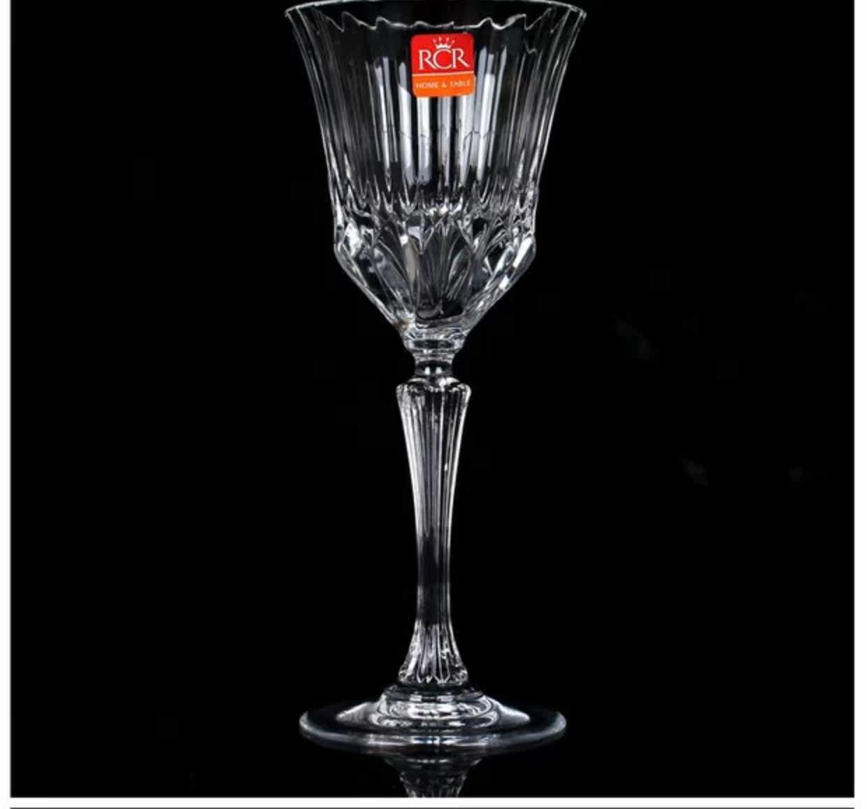 意大利进口rcr酒具水晶香槟杯红酒杯高脚杯百酒杯葡萄酒杯4款