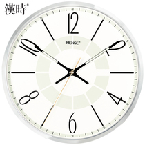 Modern simple wall clock fashion living room decoration wall watch luminous silent quartz clock HW27