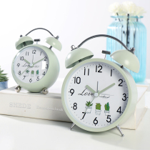 Hanxi Creative Metal Night Alarm Clock Bedroom students dedicated to the Artistic Desktop Children silent clock HA21