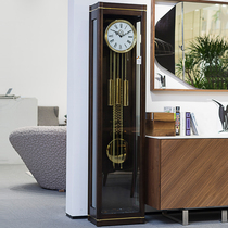 Han time solid wood mechanical floor clock German Hermler movement European living room high-grade clock clock HG668
