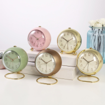 HanTim Nordic Light - Sound Night Alarm Clock Bedroom Desktop Watch Fittings Desktop Clock HA13