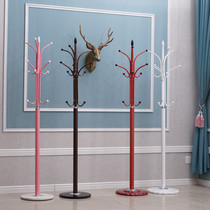 Clothes rack Floor hanger Bedroom household vertical hanger Wrought iron coat rack Simple space-saving hanger