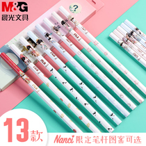 Morning light Nanci Childrens blind box with son says cartoon pencil HB elementary school students sketch pencil kindergarten with hb