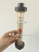 LZS-15E LZS-15G Plastic rotor float Polysulfone polyester flowmeter 600L h Stainless steel abs float