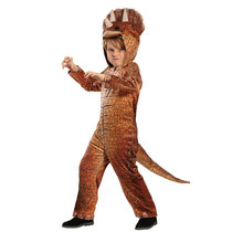 Luxury Halloween stage performance animal costume children toddler COS dinosaur orange Triceratops costume