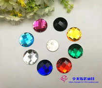 Stage dance clothing accessories supplies Hand-sewn oval imitation table acrylic drill diameter 30mm