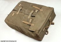 Large-capacity canvas bag equipped by officers of the German African Army of World War II