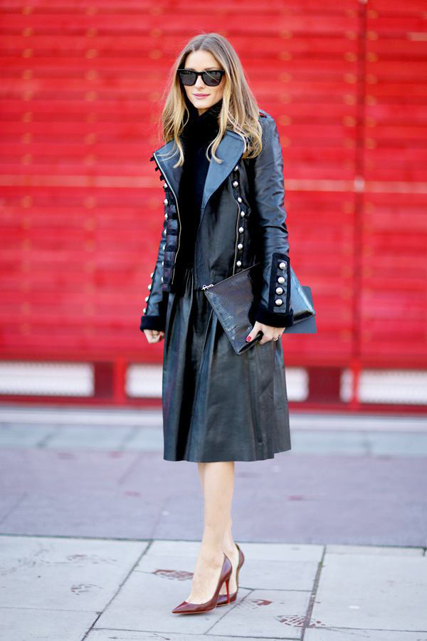 olivia女神穿搭,成就名媛范