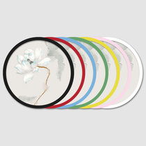 Round photo frame Chinese living room 6 inch 8 10 inch creative wall frame framing embroidery handmade diy simple modern