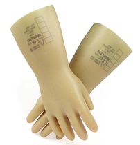 Deir Tower GLE1 207002 natural latex insulation gloves 10KV applicable voltage 7 5kv test 10KV
