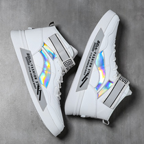 aj mens shoes increase tide shoes 2021 new net red explosive air Force one sports and leisure high-top board shoes white shoes