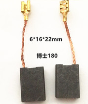 6*16 * 22mm carbon brush with doctor 180 230 angle grinder carbon brush angle grinder brush 1 pair