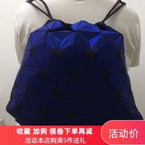 Nikon geometric drawstring backpack for men and women casual bags outdoor travel SLR camera bag double shoulders