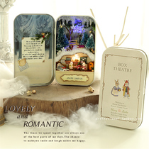 New DIY huts smart houses boys and girls friends gifts assembled model box theater ice and snow