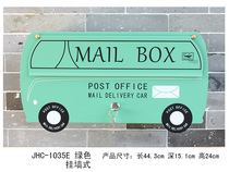 JHC-1035E car styling hanging wall type pole type mailbox post box villa garden decoration letter box