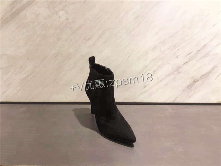 奢侈品聯盟 正品商盟CHARLES KEITH女靴 SL1-90960009 尖頭羊皮細高跟踝靴女 奢侈品表