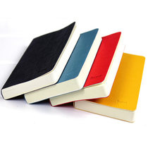 Elegant and simple front front leather noodle notepad notebook Leni print soft leather