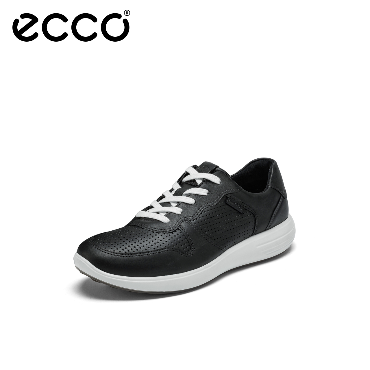 ECCO爱步运动休闲鞋男 2020春季百搭小白鞋跑步鞋 柔酷7号460634 ECCO爱步运动休闲鞋男 2020春季百搭小白鞋跑步鞋 柔酷7号460634