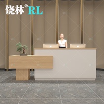 Cash register clothing store simple modern front desk beauty salon Barber Shop Bar milk tea shop reception counter front table