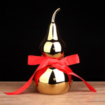 Juyuan Pavilion brass gourd ornaments Zhao Caicai brushed safety gossip open cover gourd home Jewelry Crafts