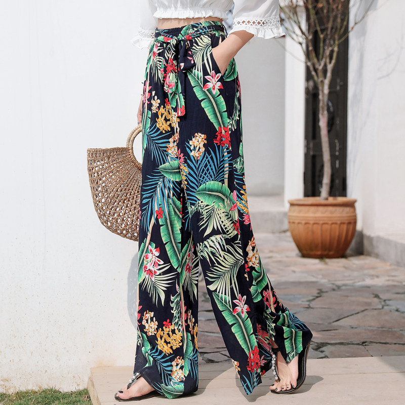 wide leg holiday trousers