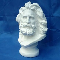 18CM MARSEILLAISE PLASTER statue CHARACTER head sketch teaching aid sculpture decoration model large portrait head geometry