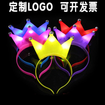 Concert Luminous Headwear Crown Concert Headband hairclip Children Adult Luminous Headwear Annual Meeting Decoration Props