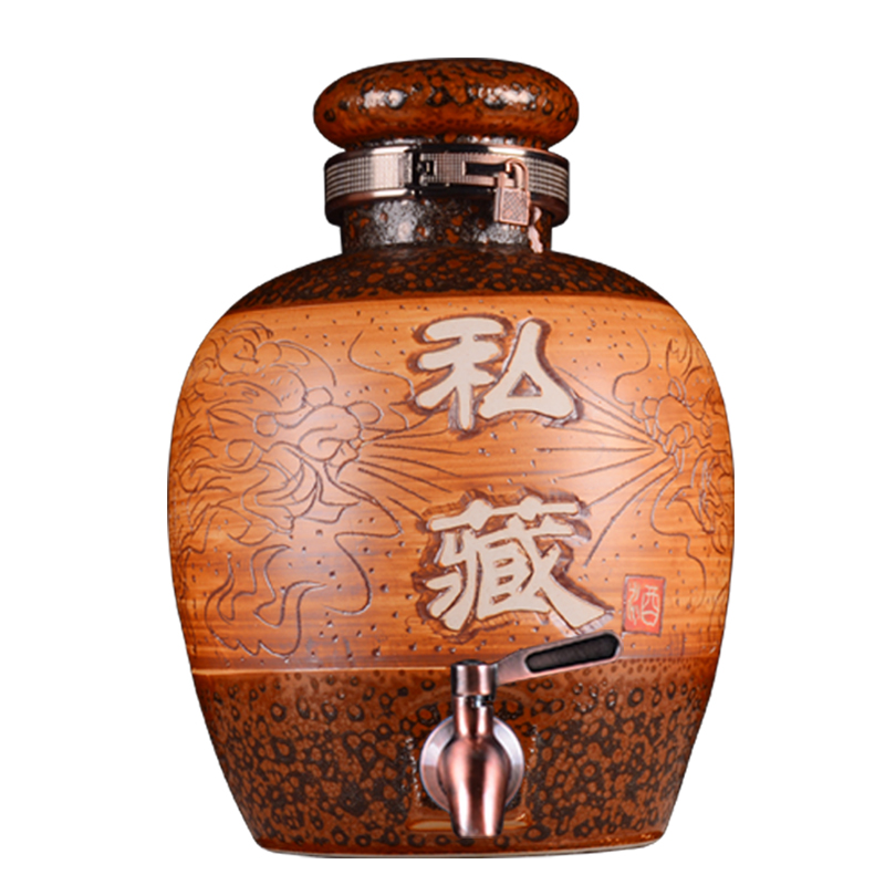 Archaize ceramic jars 20 jins 30 jins it 50 wine bottle with hip jingdezhen jars mercifully wine jars