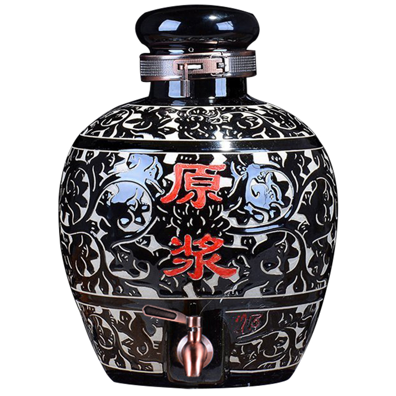 Household jar jar mercifully jars of jingdezhen ceramic jars 10 jins 20 jins 30 jins 50 kg 100 catties