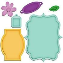 Spellbinders bump cut Template jar label S5-096