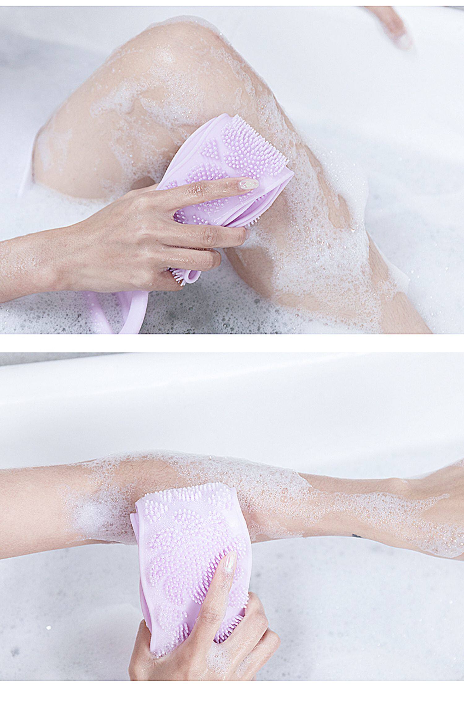 硅胶搓澡巾洗澡搓背泥后背去死皮沐浴刷子