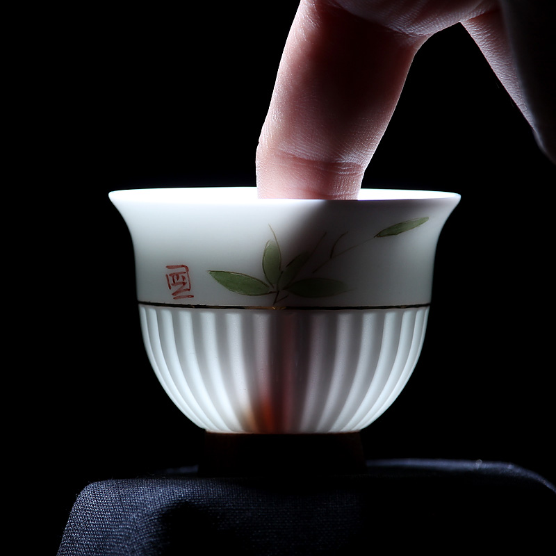 Mingyuan FengTang all hand hand sample tea cup thin foetus masters cup hot creative Japanese ceramic cups individual cup M