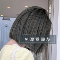 Haze Gray Hair Dye 2022 Popular Color Pure Self Dyeing Hair at Home White Foam Plant Dyeing Hair Cream Women