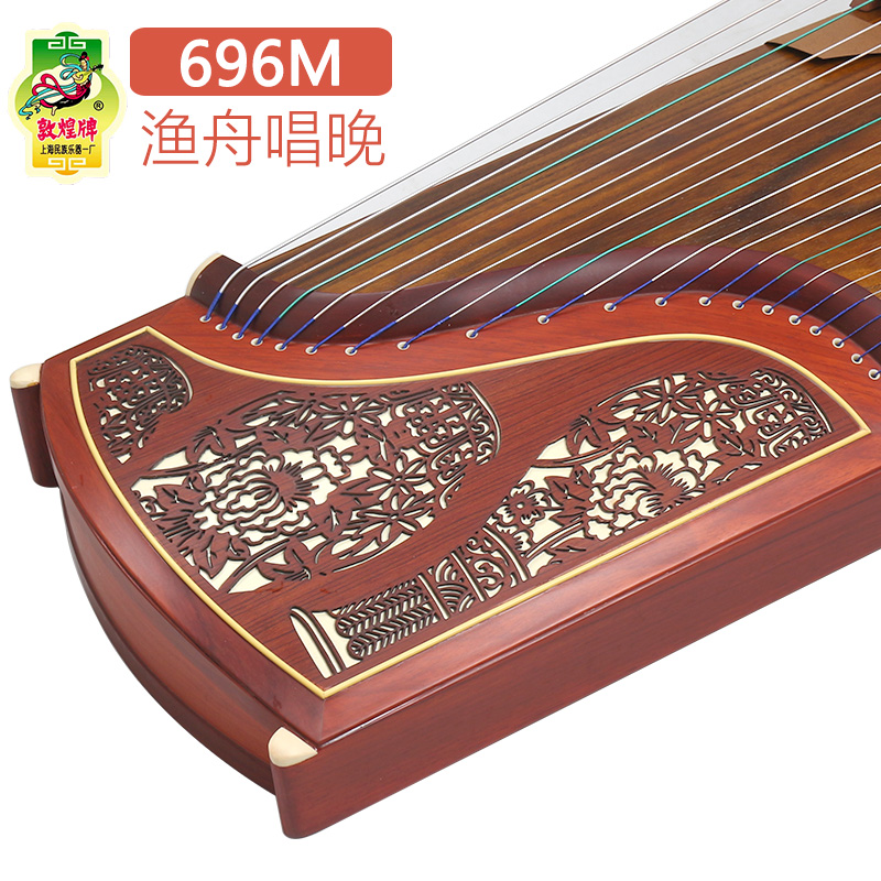 古筝 21弦 双鹤朝阳 敦煌雙鶴朝陽21弦古箏, 興趣及遊戲, 音樂、樂器& 配件, 樂器