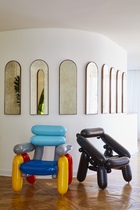 Explosion Seungjin Yang Blowing Series FRP balloon chair fitted with art chair