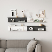 Wall shelf wrought iron wall shelf living room TV sofa background wall decorative frame dining room wall partition