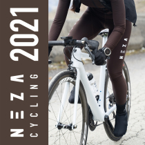 NEZA Deer female brown strap riding pants 0-15 degrees autumn and winter warm fleece road bike