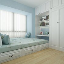 Shenzhen solid wood wardrobe wine cabinet bookcase shoe cabinet tatami storage floor cabinet custom door-to-door measuring ruler design and installation