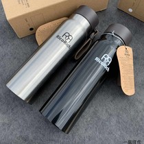 Out of Japan heat preservation cold water Cup 304 stainless steel thermos cup with rope vacuum outdoor water cup tea cup