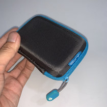 Headphone storage bag Portable earbuds Protection data cable U disk finishing American brand zipper hard bag Anti-pressure